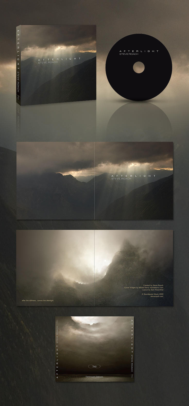 STEVE ROACH Afterlight cover by Karezoid