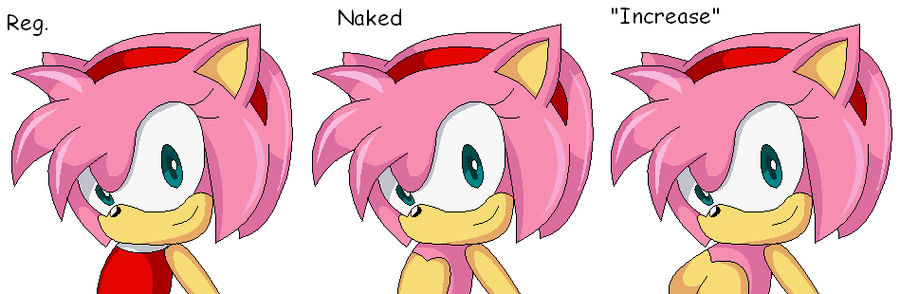 Amy Rose Sprite Trace by rabid-dog-42 on DeviantArt