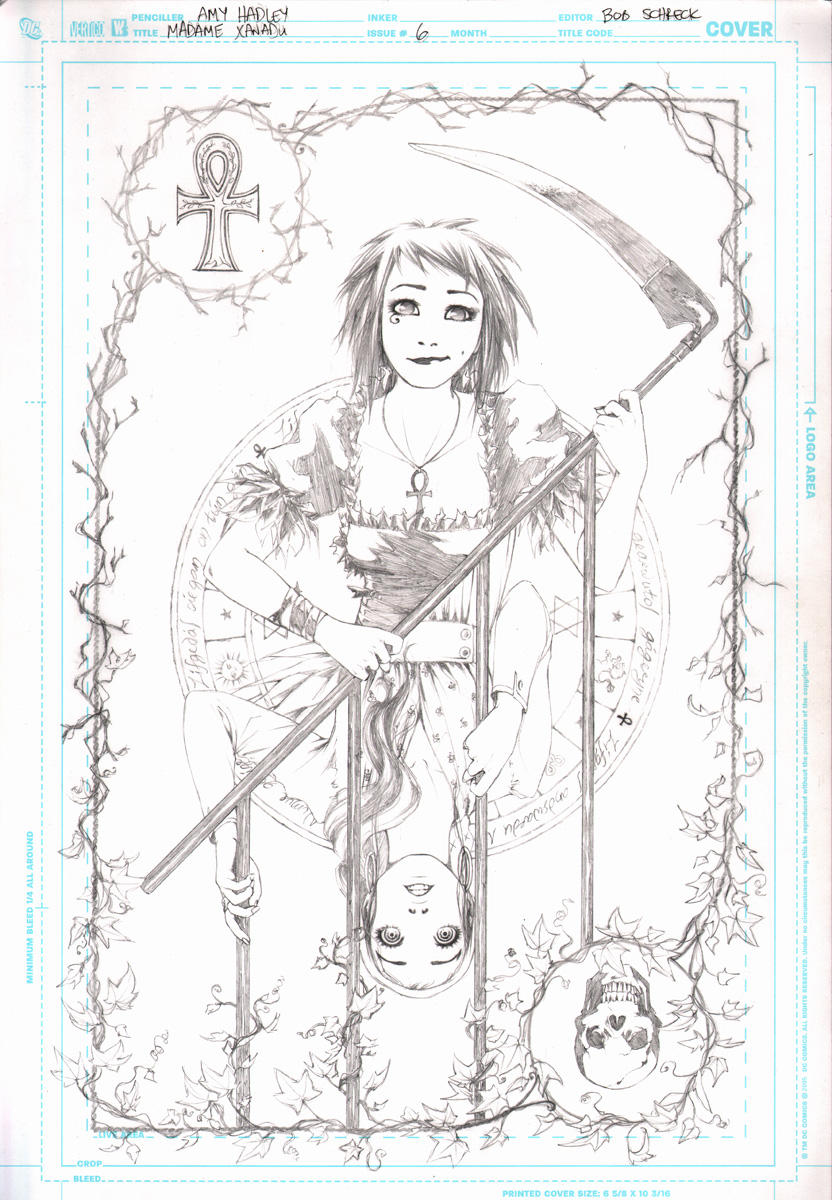 Madame Xanadu Cover 6 Pencils by Tentopet