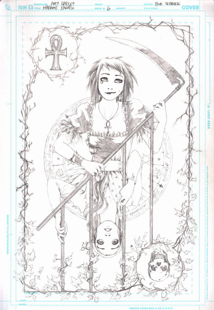 Madame Xanadu Cover 6 Pencils by Tentopet