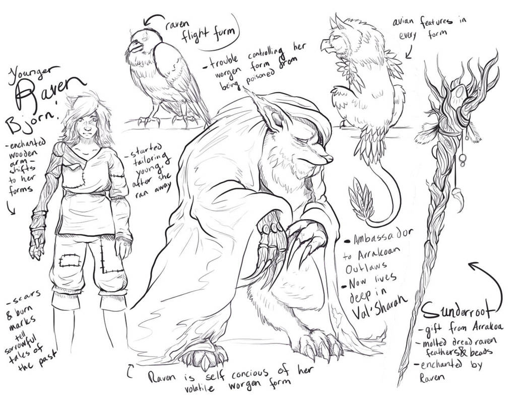 Character Reference sketches by kelley-a