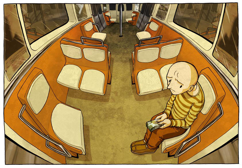 Dans le metro by caacrinolas