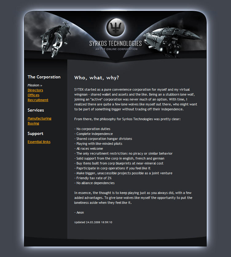 Syrkos Technologies Corp. by AeonOfTime