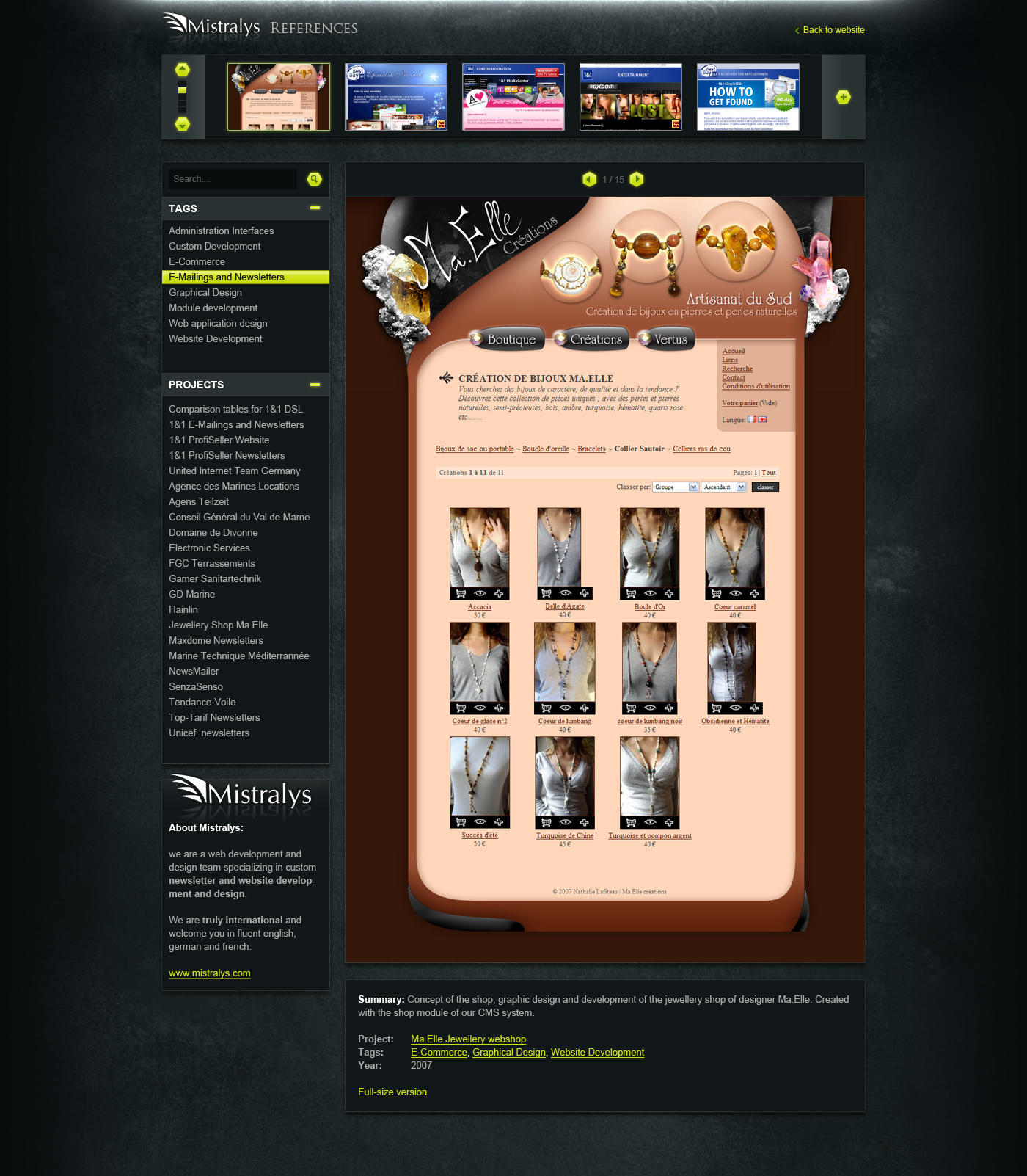 Mistralys References Gallery by AeonOfTime