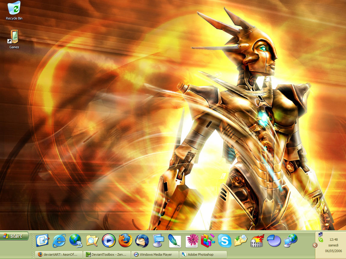 Unreal and big taskbar icons by AeonOfTime