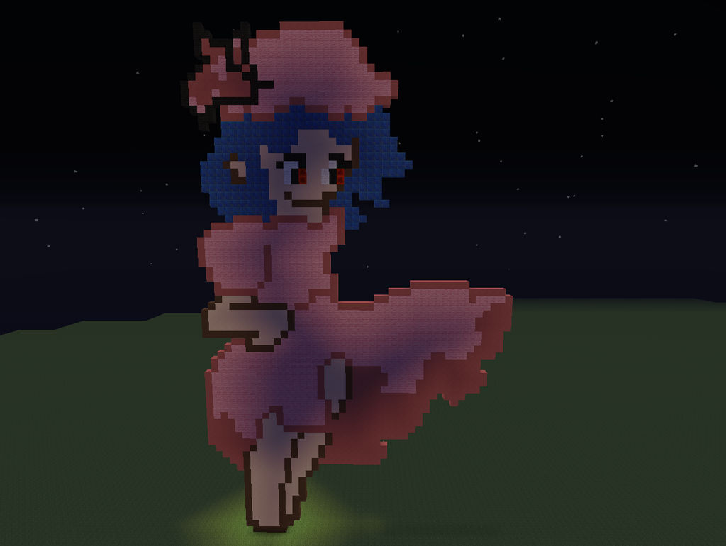 Minecraft Anime Girl Pixel Art By Sora Chan By Gothgirlsora On