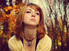 Autumn leaves of gold by onechristina