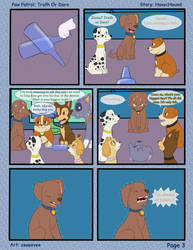 Paw Patrol Comic - Truth or Dare Pg 3 by kreazea
