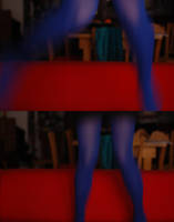 Blue tights by silverdreamer1889
