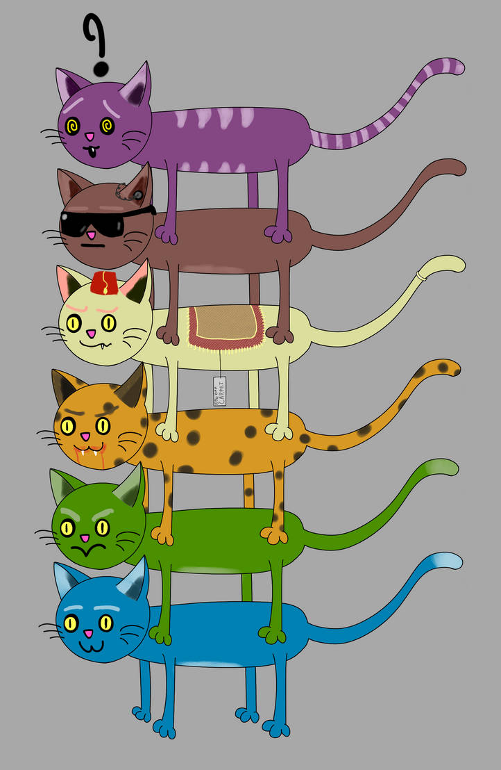 cat a pillar by