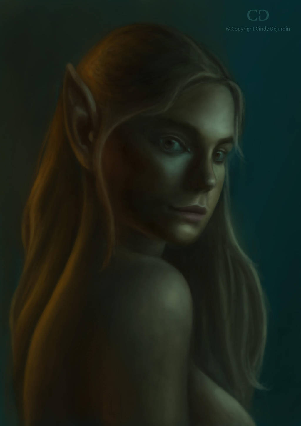 Elf Portrait by cdesign-art