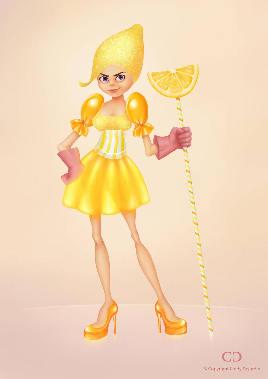 Lemon Maid - CG Cookie Winter Contest 2017 by cdesign-art