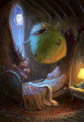 Monster Slumber Party by MarcoBucci