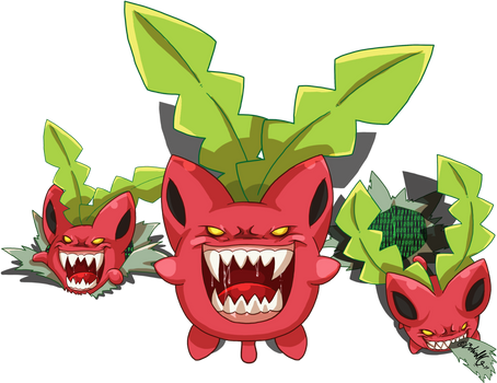 Attack of the Killer Hoppips by TamarinFrog