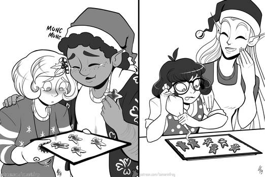 Festive Baking by TamarinFrog