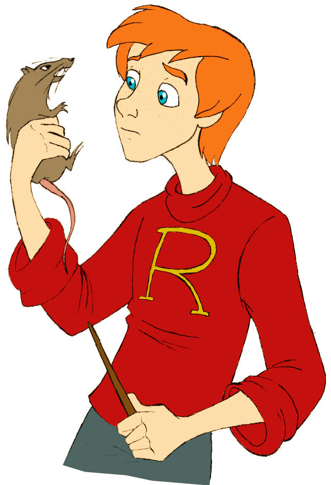 Ron Weasley and Scabbers by afo2006