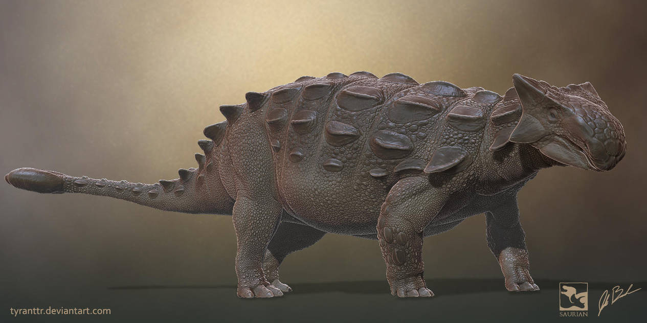 Ankylosaurus - Saurian by LittleBaardo