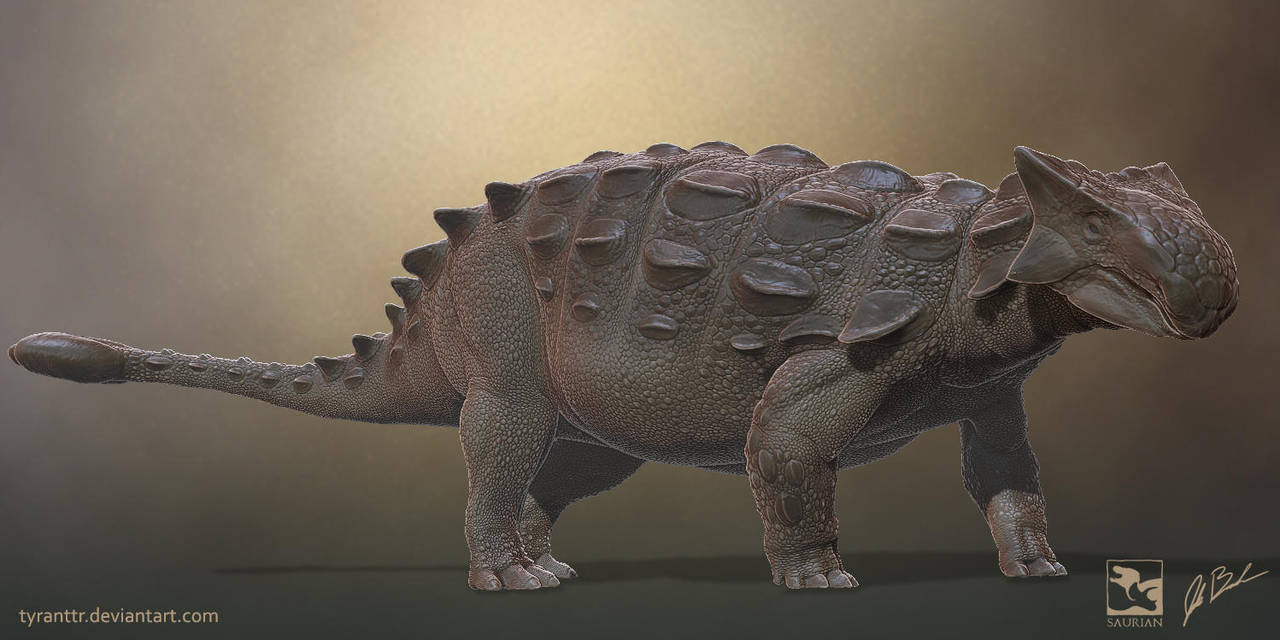 Ankylosaurus - Saurian by LittleBaardo
