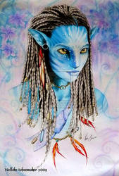 neytiri avatar by Hollow-Moon-Art