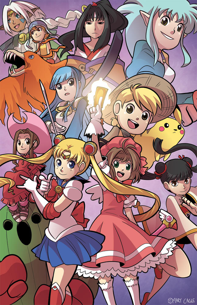 Gals from my Childhood by CubeWatermelon