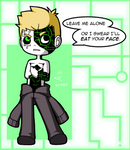 Ethan's a scary robot by CubeWatermelon