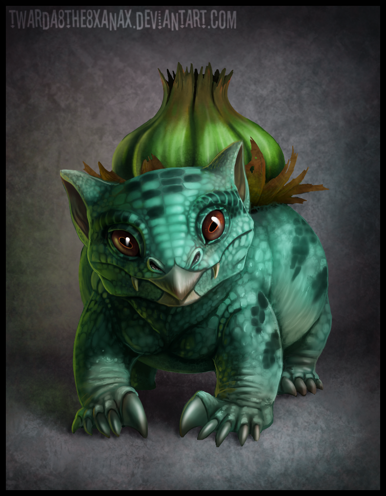 Realistic Bulbasaur by Twarda8