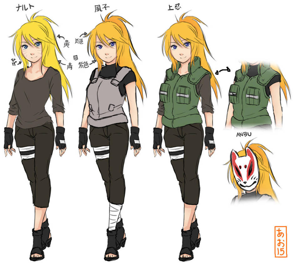 Female Naruto Designs (RtW) 2 by AthanatosOra on DeviantArt