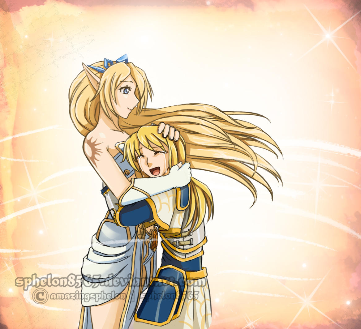 League of Legends|Tranquil Affections|Janna X Lux by sphelon8565