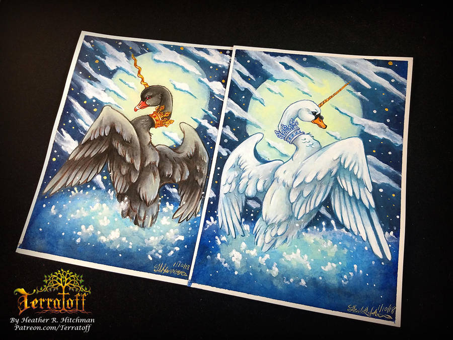 The Swanicorns by HeatherHitchman