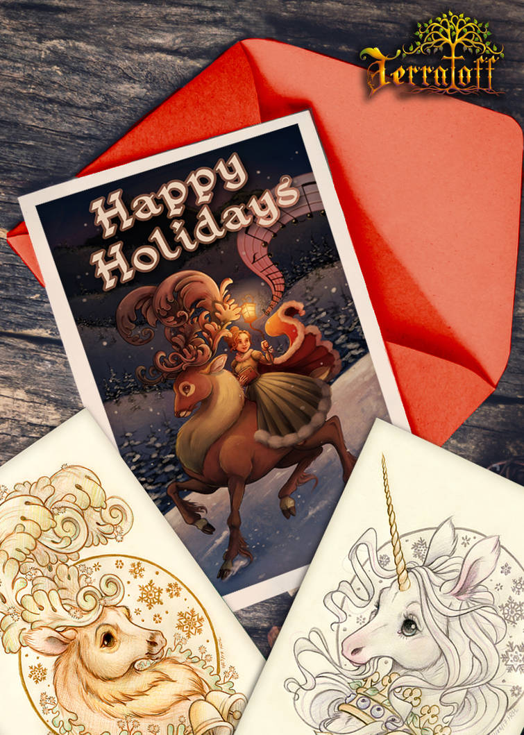 Holiday Cards 2017 Mockups All by HeatherHitchman Holiday Cards 2017 Mockups All by HeatherHitchman