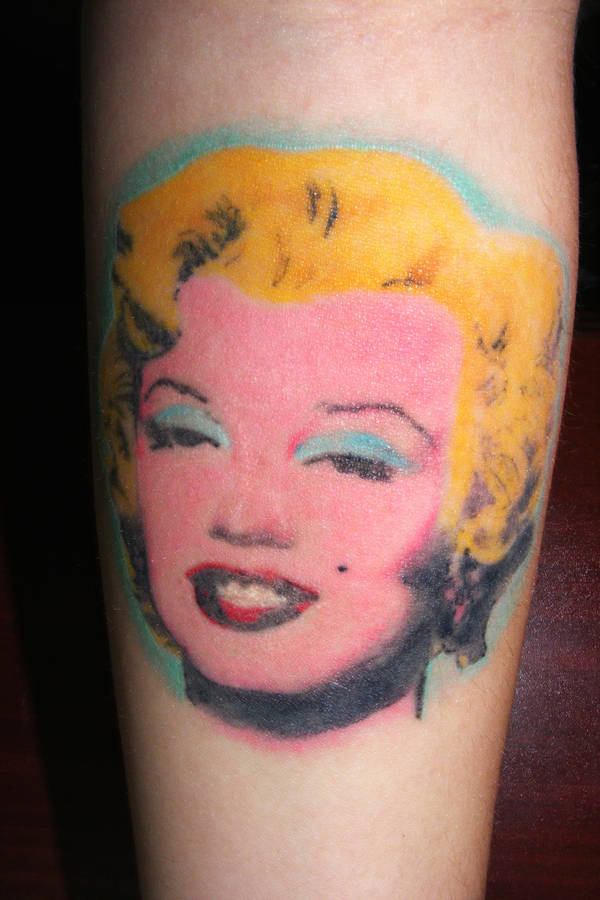 My Marilyn Monroe Tattoo by SketchbookFlavor