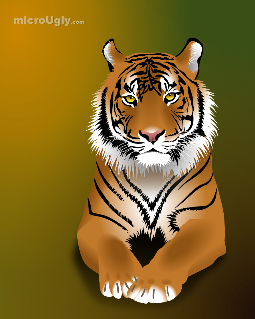 A Tiger by microUgly