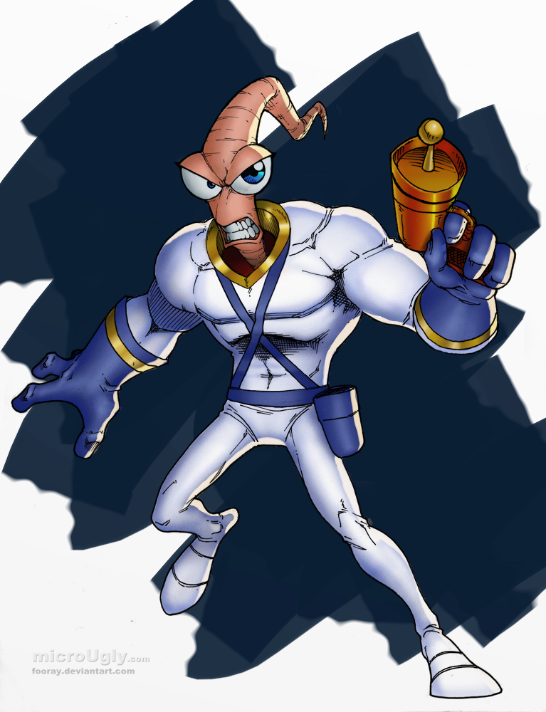 Earthworm Jim colours by microUgly