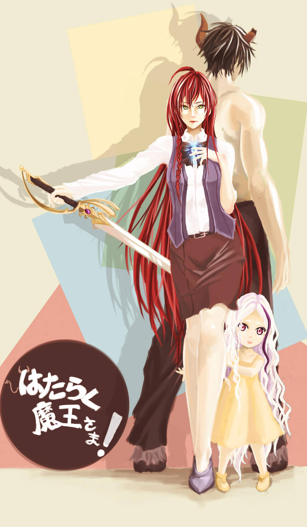 Hataraku Maou-sama by XForever on DeviantArt