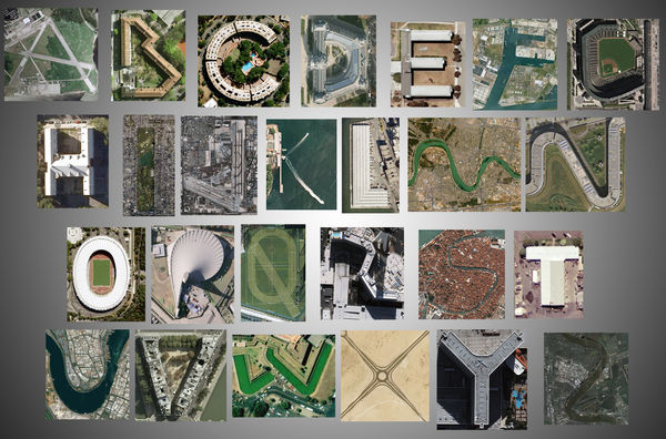 Google Earth Alphabet by Nelde