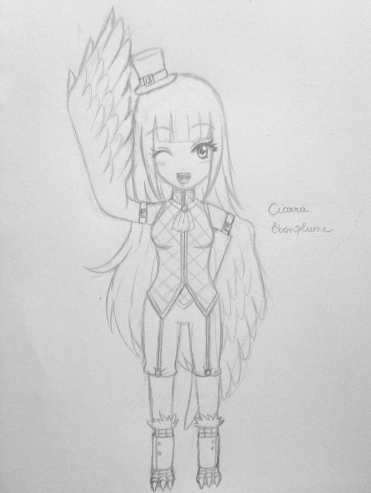 Ciarra Ebonplume sketch by Juliana1121 Ciarra Ebonplume sketch by Juliana1121