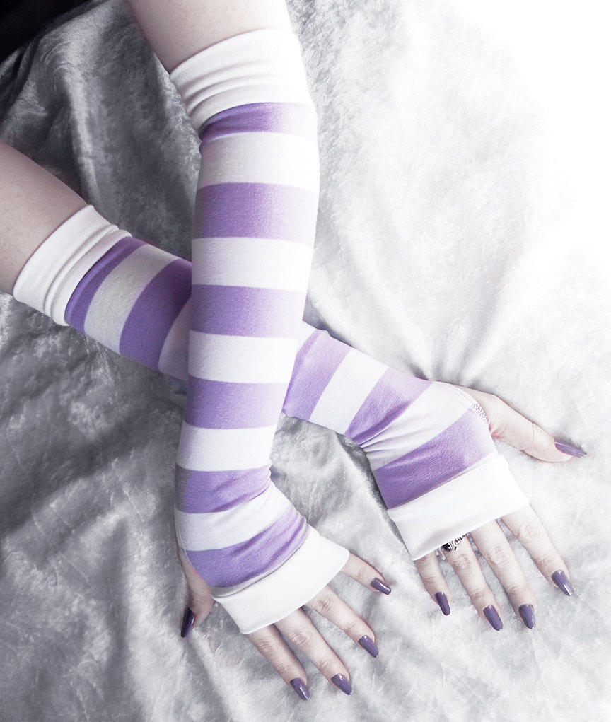 Thoughts of Allium Arm Warmers by ZenAndCoffee