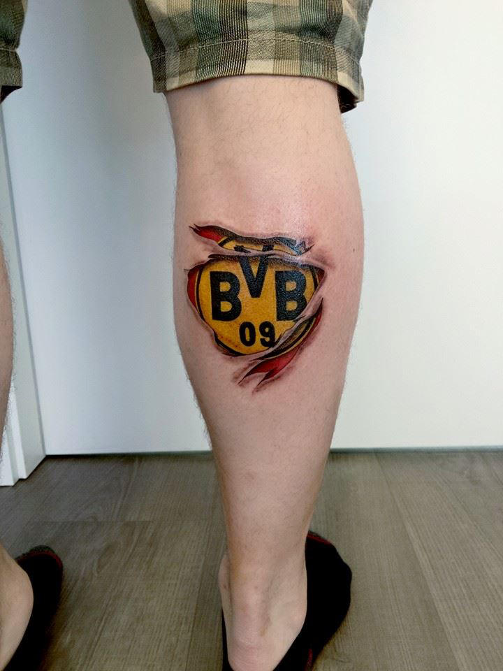 3D BVB tattoo, ripped skin by ElectronicSin on DeviantArt