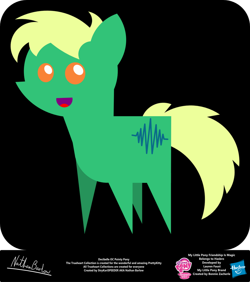 Decibelle OC Pointy Pony by StryKariSPEEDER