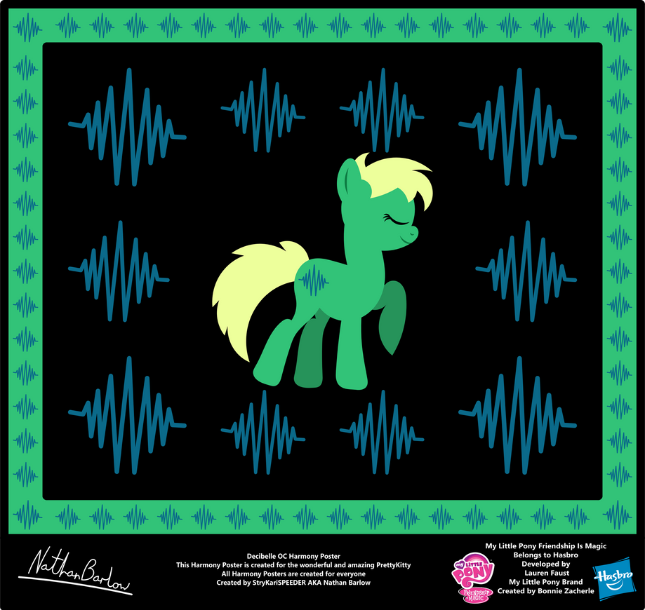 Decibelle OC Harmony Poster by StryKariSPEEDER