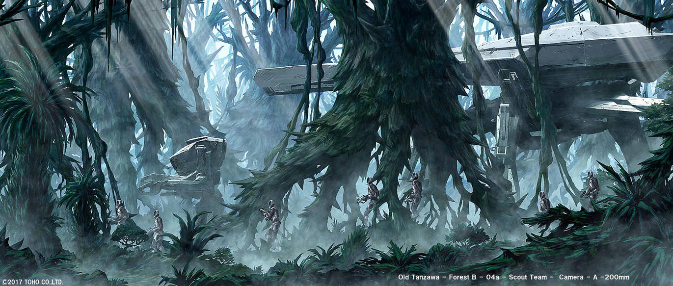 Godzilla Anime Movie Concept Art By Godzilla Image On Deviantart