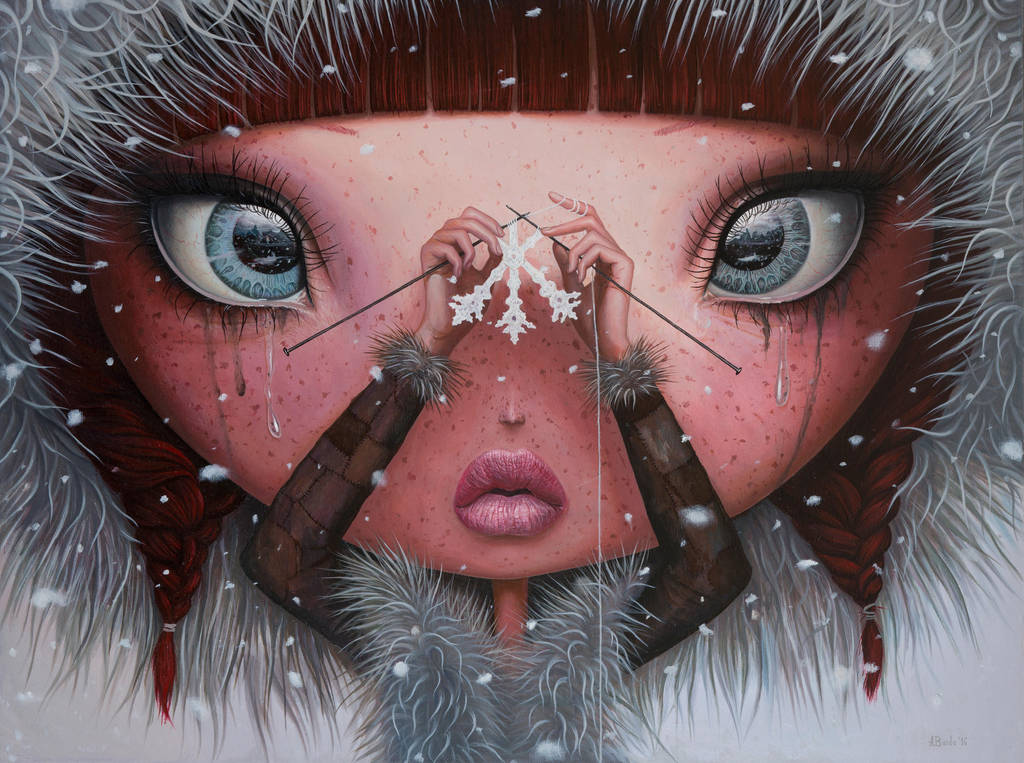 You'll Never Melt Again on Me - oil painting by borda