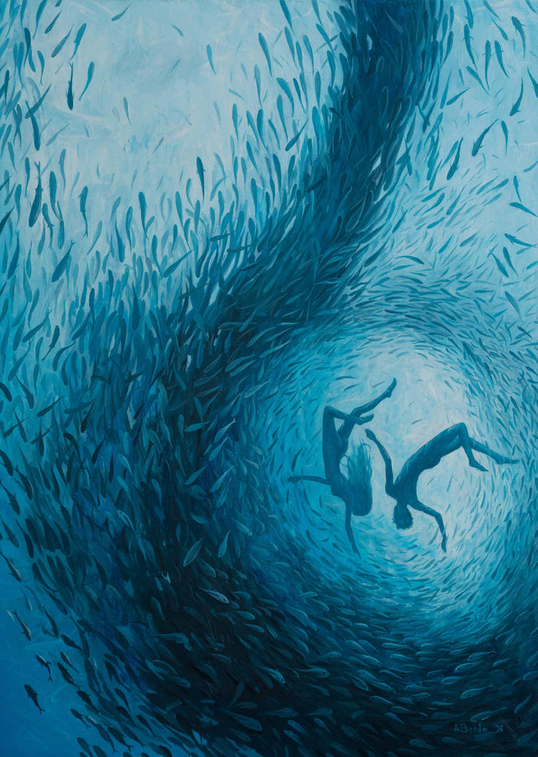 Let's Never Stop Falling In Love - oil painting by borda
