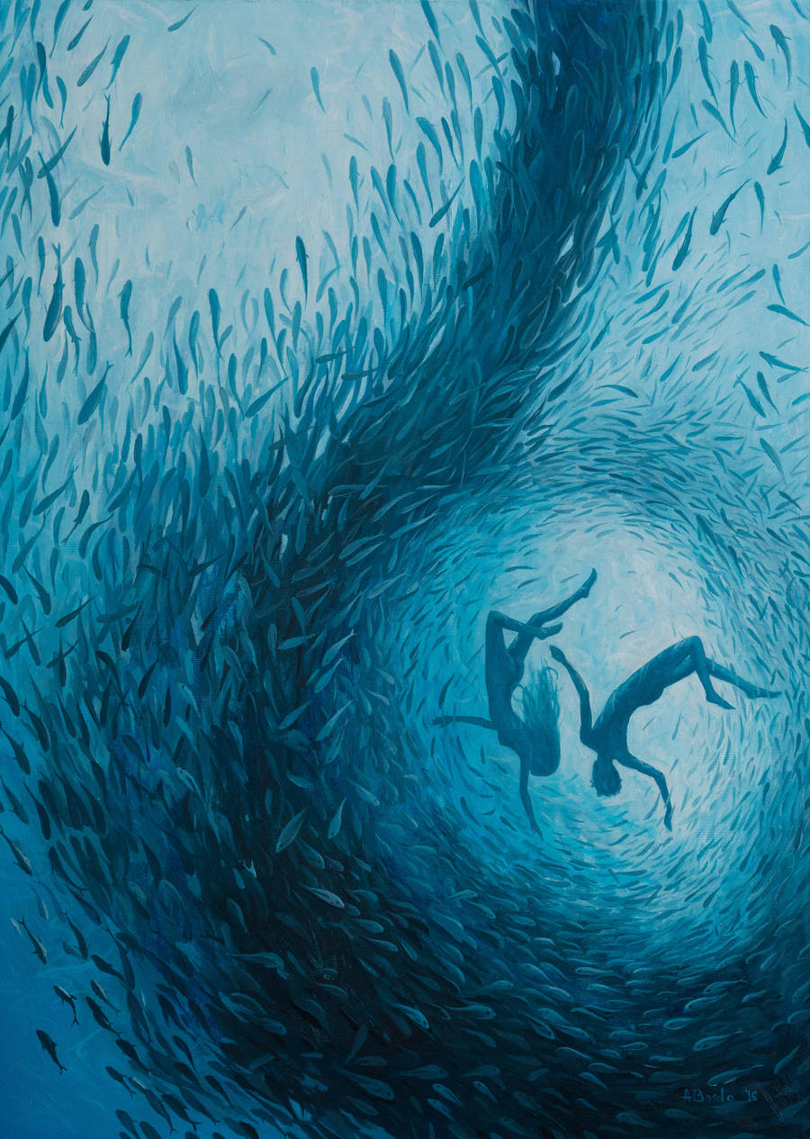 Let's Never Stop Falling In Love - oil painting by borda