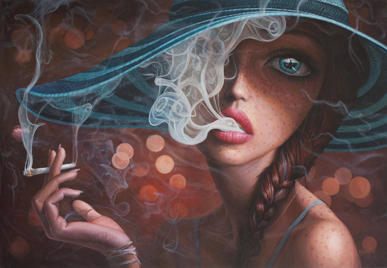 Enter The Void - oil painting by borda