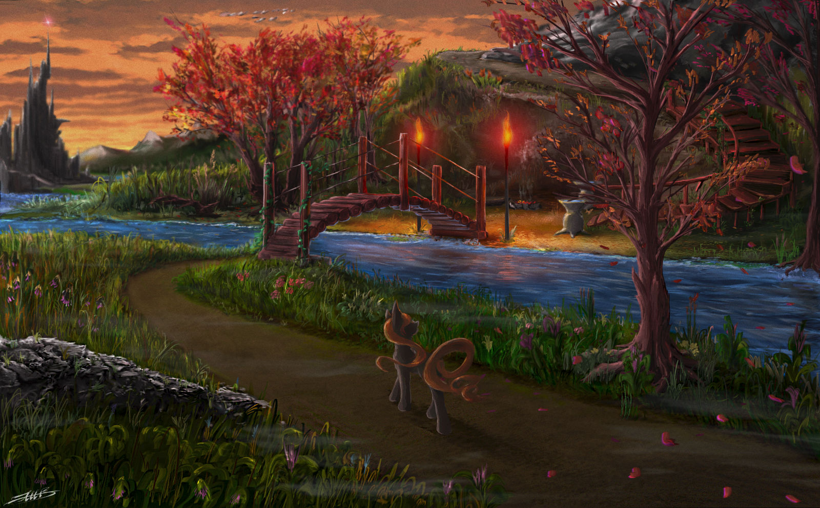 nameless landscape by Vladimir-Olegovych