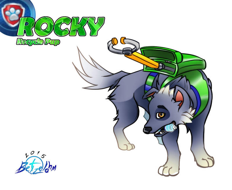 Paw Patrol: Rocky by Betzelohm on DeviantArt