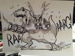 NMND2015 - T-Rex wrecks everything by SupaCrikeyDave