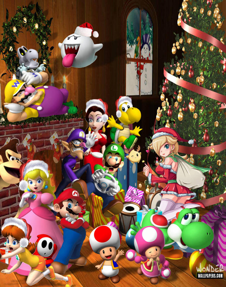 The Super Mario Christmas Party by 1KamZ on DeviantArt