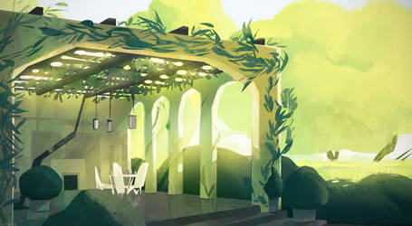 A Private Garden by saltytowel